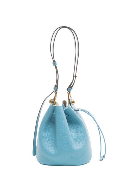 CAMPIONARIO - SFERA  Mini sac seau en cuir cobalt - Sacs pour Femme
