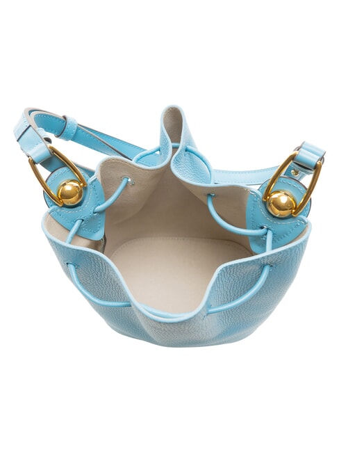 CAMPIONARIO - SFERA  Mini sac seau en cuir cobalt - Sacs pour Femme
