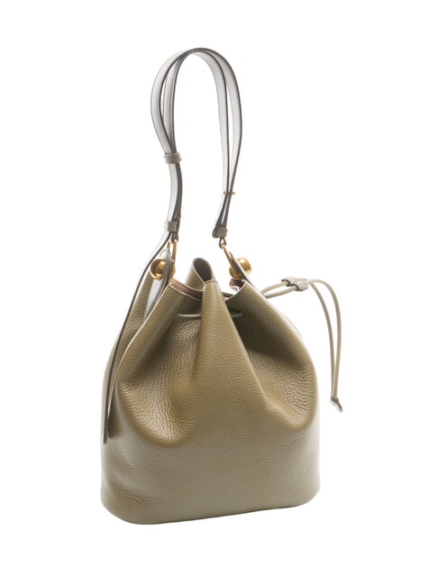 CAMPIONARIO - SFERA sac seau en cuir sage - Sacs pour Femme