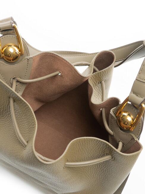 CAMPIONARIO - SFERA sac seau en cuir sage - Sacs pour Femme