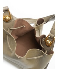 FURLA CAMPIONARIO - SFERA sac seau en cuir sage - Sacs pour Femme - 4