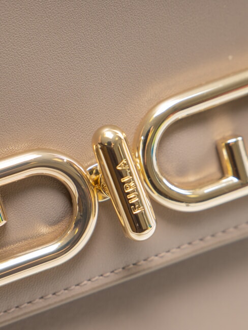 METI sac bandouli&egrave;re stuc gris - Sacs pour Femme