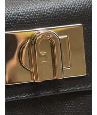 FURLA CAMPIONARIO - 1927 Sac &agrave; main avec bandouli&egrave;re Noir - Sacs pour Femme - 3