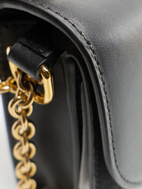 CAMPIONARIO - SFERA Petit sac en cuir. Sac bandouli&egrave;re Noir - Sacs pour Femme