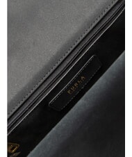 FURLA CAMPIONARIO - SFERA Petit sac en cuir. Sac bandouli&egrave;re Noir - Sacs pour Femme - 4