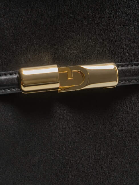 CAMPIONARIO - GOCCIA  Sac cabas en cuir Noir - Sacs pour Femme