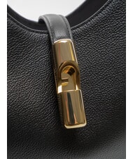 FURLA CAMPIONARIO - GOCCIA  Sac cabas en cuir Noir - Sacs pour Femme - 3