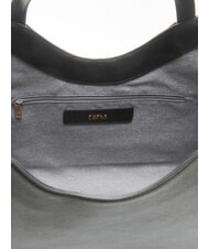FURLA CAMPIONARIO - GOCCIA  Sac cabas en cuir Noir - Sacs pour Femme - 5