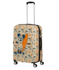AMERICAN TOURISTER WAVEBREAKER DISNEY  Chariot moyen  Mickey Super Surfeur - Valises Rigides - 5