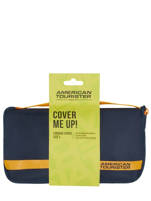 AMERICAN TOURIST. TA Housse de valise, taille L bleu marine/orange - Accessoires Voyage