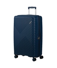 AMERICAN TOURISTER DIABLAST Valise trolley moyenne, extensible, avec serrure TSA bleu vague sombre - Valises Rigides - 3