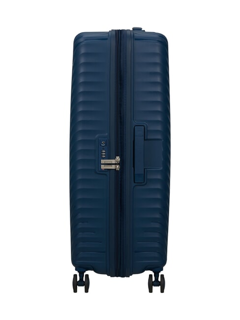 DIABLAST Valise trolley moyenne, extensible, avec serrure TSA bleu vague sombre - Valises Rigides