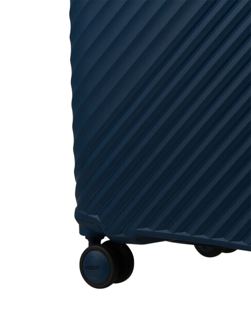 DIABLAST Valise trolley moyenne, extensible, avec serrure TSA bleu vague sombre - Valises Rigides