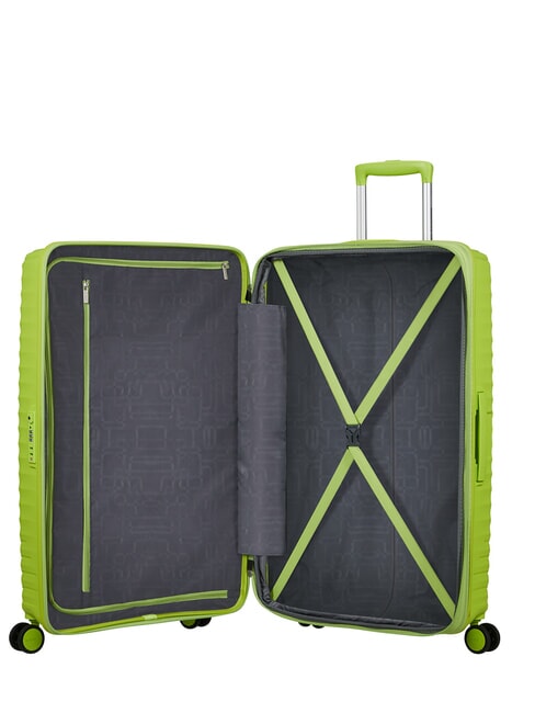 DIABLAST Valise trolley moyenne, extensible, avec serrure TSA citron vert hyper - Valises Rigides