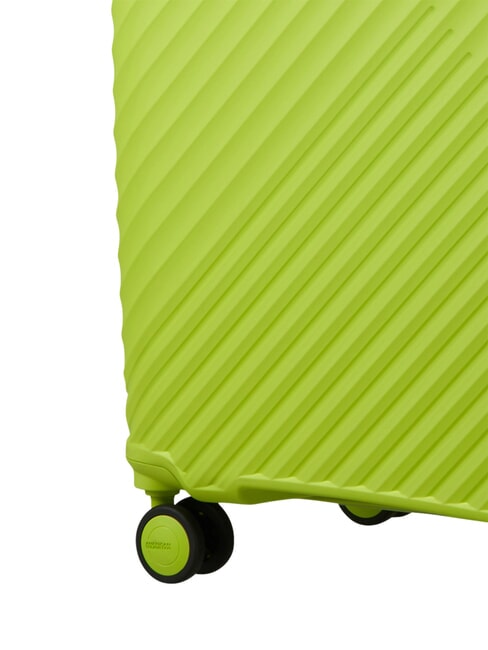 DIABLAST Valise trolley moyenne, extensible, avec serrure TSA citron vert hyper - Valises Rigides