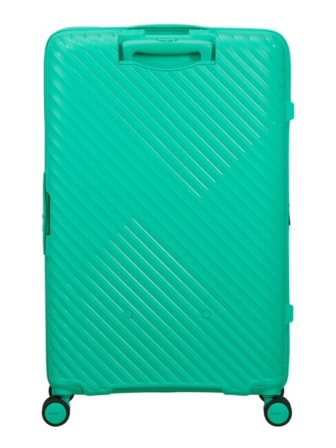 DIABLAST Valise trolley moyenne, extensible, avec serrure TSA cyber aqua - Valises Rigides
