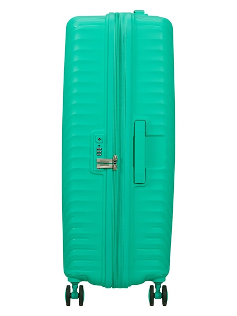 DIABLAST Valise trolley moyenne, extensible, avec serrure TSA cyber aqua - Valises Rigides