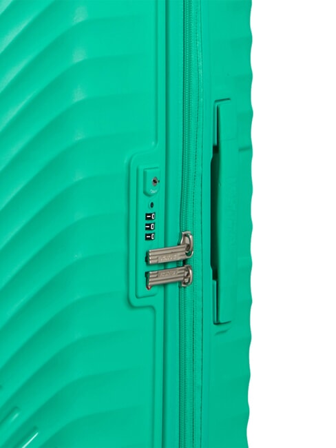 DIABLAST Valise trolley moyenne, extensible, avec serrure TSA cyber aqua - Valises Rigides