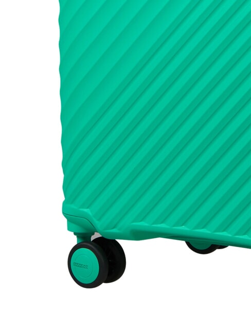 DIABLAST Valise trolley moyenne, extensible, avec serrure TSA cyber aqua - Valises Rigides