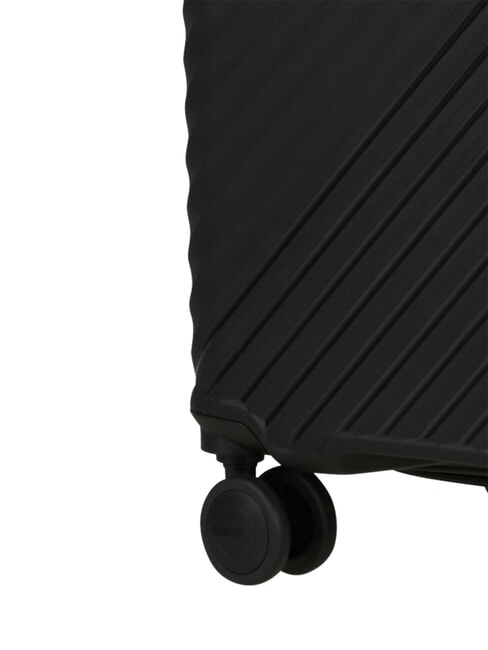 DIABLAST Valise trolley moyenne, extensible, avec serrure TSA code noir - Valises Rigides