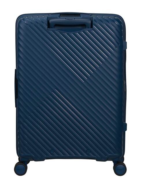 DIABLAST Valise trolley moyenne, extensible, avec serrure TSA bleu vague sombre - Valises Rigides