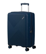 AMERICAN TOURISTER DIABLAST Valise trolley moyenne, extensible, avec serrure TSA bleu vague sombre - Valises Rigides - 3