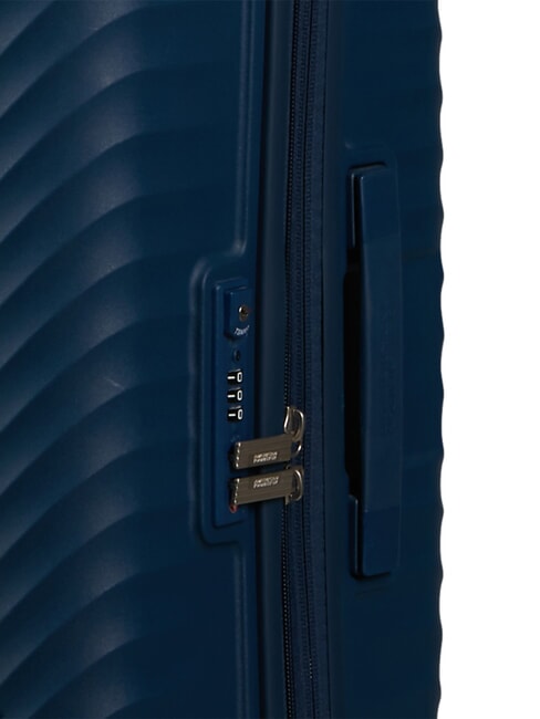 DIABLAST Valise trolley moyenne, extensible, avec serrure TSA bleu vague sombre - Valises Rigides