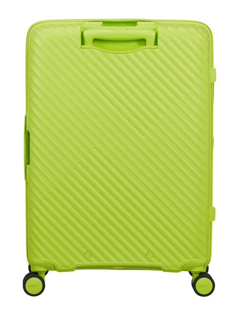 DIABLAST Valise trolley moyenne, extensible, avec serrure TSA citron vert hyper - Valises Rigides