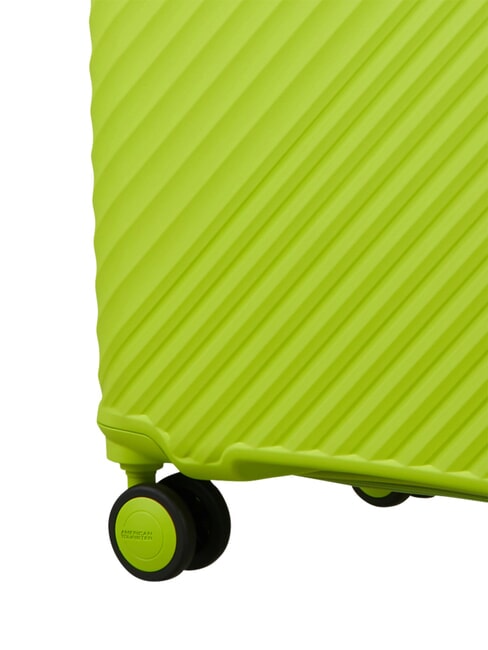 DIABLAST Valise trolley moyenne, extensible, avec serrure TSA citron vert hyper - Valises Rigides