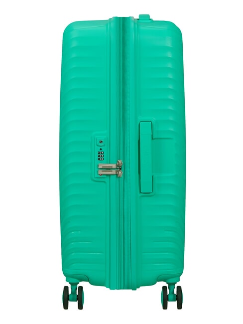 DIABLAST Valise trolley moyenne, extensible, avec serrure TSA cyber aqua - Valises Rigides