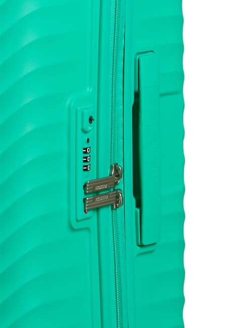 DIABLAST Valise trolley moyenne, extensible, avec serrure TSA cyber aqua - Valises Rigides