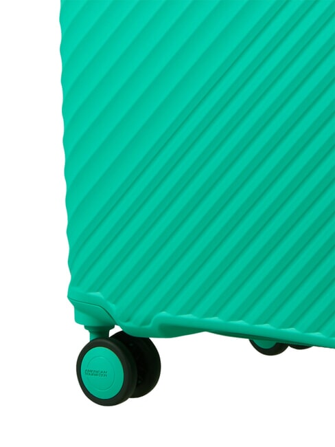 DIABLAST Valise trolley moyenne, extensible, avec serrure TSA cyber aqua - Valises Rigides