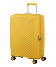 AMERICAN TOURISTER DIABLAST Valise trolley moyenne, extensible, avec serrure TSA jaune num&eacute;rique - Valises Rigides - 3