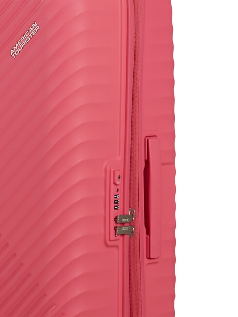 DIABLAST Valise trolley moyenne, extensible, avec serrure TSA bug rose - Valises Rigides