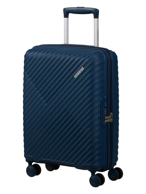 DIABLAST Valise &agrave; roulettes pour bagage cabine, cadenas TSA bleu vague sombre - Valises cabine