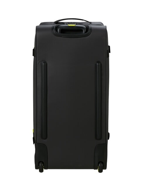 URBAN TRACK Grand sac de voyage &agrave; roulettes noir/citron vert - Sacs de voyage