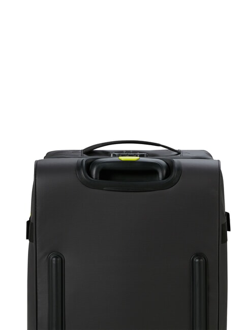 URBAN TRACK Grand sac de voyage &agrave; roulettes noir/citron vert - Sacs de voyage