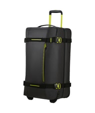 AMERICAN TOURISTER URBAN TRACK Sac de voyage &agrave; roulettes, format moyen noir/citron vert - Sacs de voyage - 3