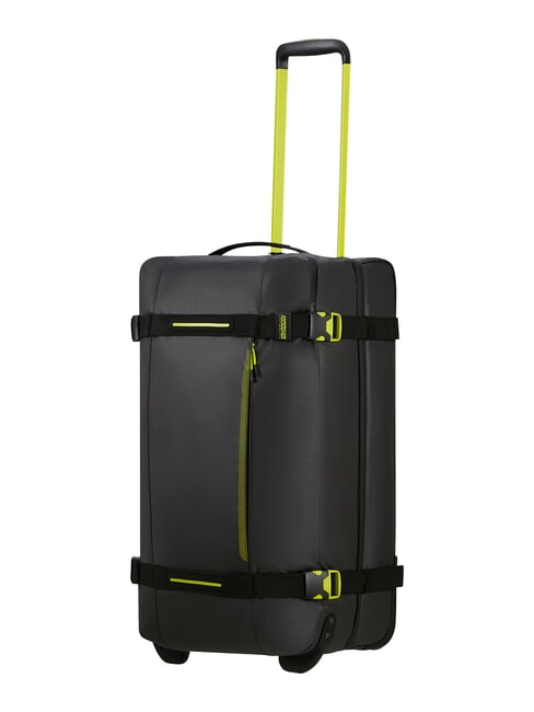 URBAN TRACK Sac de voyage &agrave; roulettes, format moyen noir/citron vert - Sacs de voyage