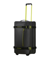 AMERICAN TOURISTER URBAN TRACK Sac de voyage &agrave; roulettes, format moyen noir/citron vert - Sacs de voyage - 5