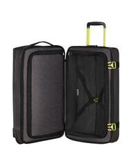 AMERICAN TOURISTER URBAN TRACK Sac de voyage &agrave; roulettes, format moyen noir/citron vert - Sacs de voyage - 6