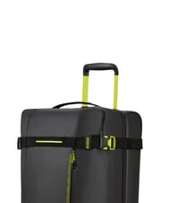 AMERICAN TOURISTER URBAN TRACK Sac de voyage &agrave; roulettes, format moyen noir/citron vert - Sacs de voyage - 8