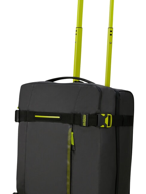 URBAN TRACK Sac de voyage, bagage cabine &agrave; roulettes noir/citron vert - Sacs de voyage