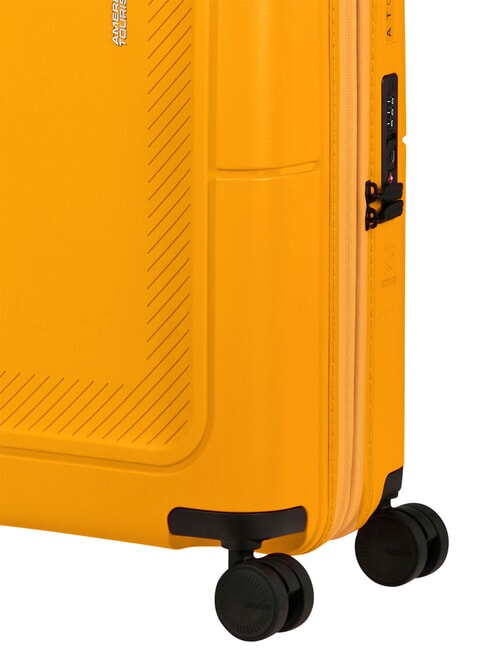 DASHPOP Valise &agrave; roulettes extensible pour bagages &agrave; main goldenyellow - Valises cabine