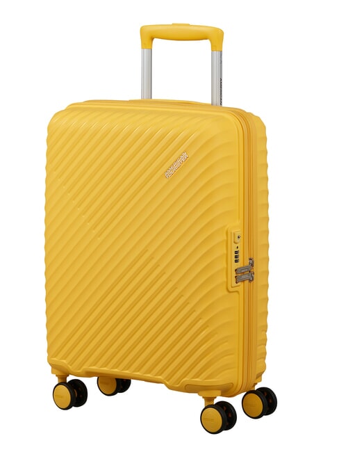 DIABLAST Valise &agrave; roulettes pour bagage cabine, cadenas TSA jaune num&eacute;rique - Valises cabine