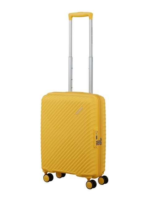 DIABLAST Valise &agrave; roulettes pour bagage cabine, cadenas TSA jaune num&eacute;rique - Valises cabine