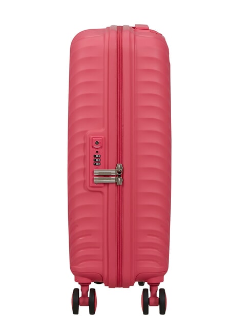 DIABLAST Valise &agrave; roulettes pour bagage cabine, cadenas TSA bug rose - Valises cabine