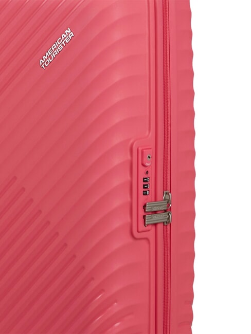 DIABLAST Valise &agrave; roulettes pour bagage cabine, cadenas TSA bug rose - Valises cabine