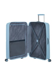 AMERICAN TOURISTER Chariot TOURISTER AMERICAIN AIRCONIC, grand, taille l&eacute;g&egrave;re Bleu Neptune - Valises Rigides - 6