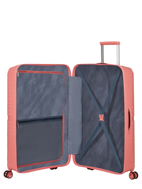 Chariot TOURISTER AMERICAIN AIRCONIC, grand, taille l&eacute;g&egrave;re rose solaire - Valises Rigides